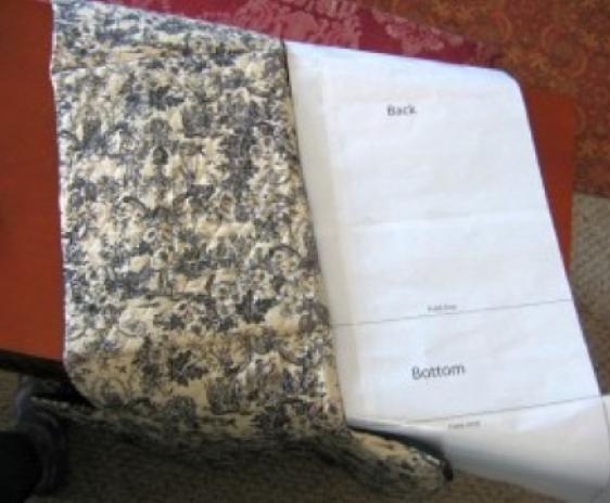 Turning right side out.