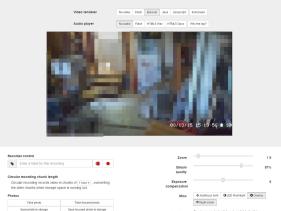 Web broswer camera interface.